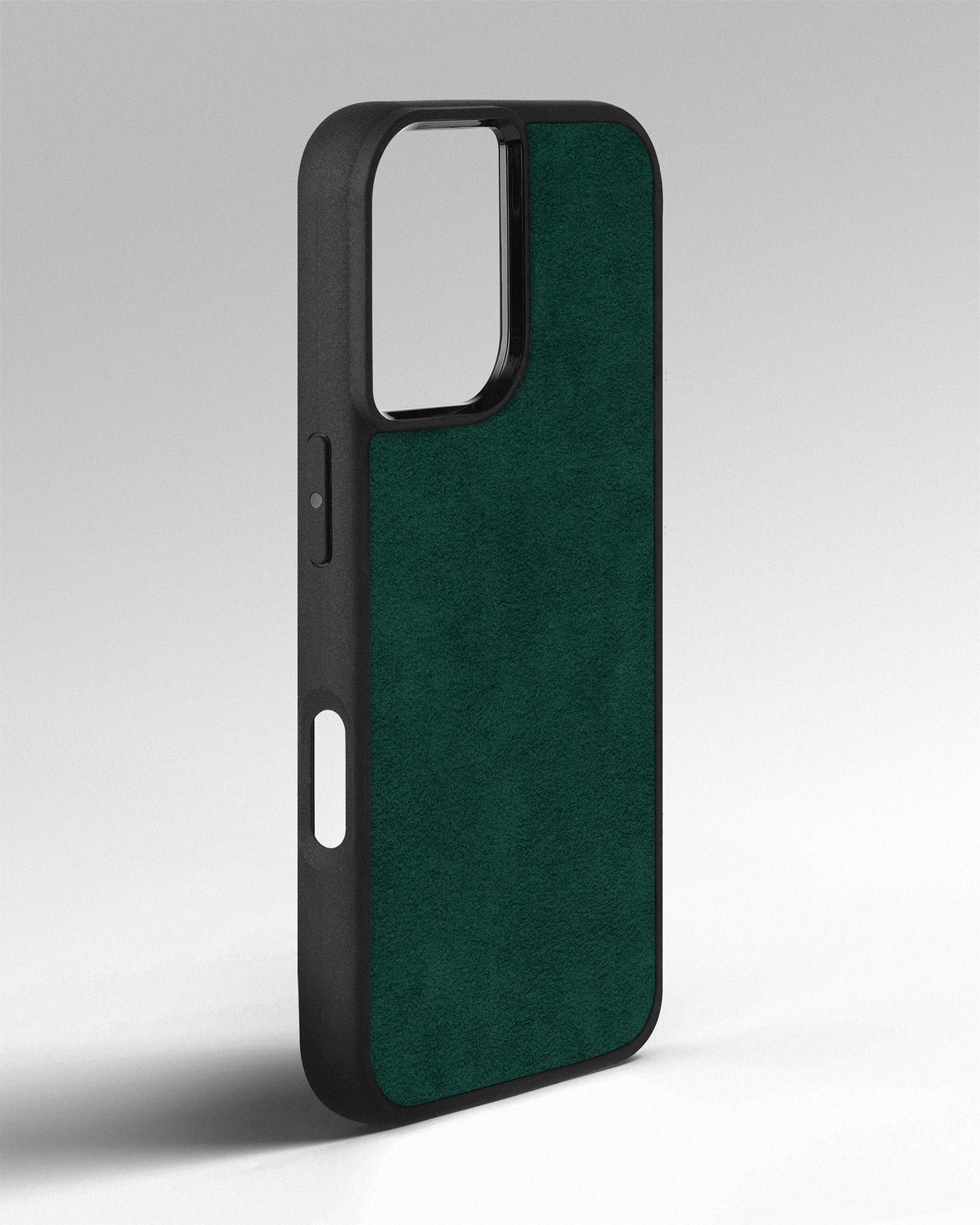 Green Alcantara Sport Case for iPhone 16