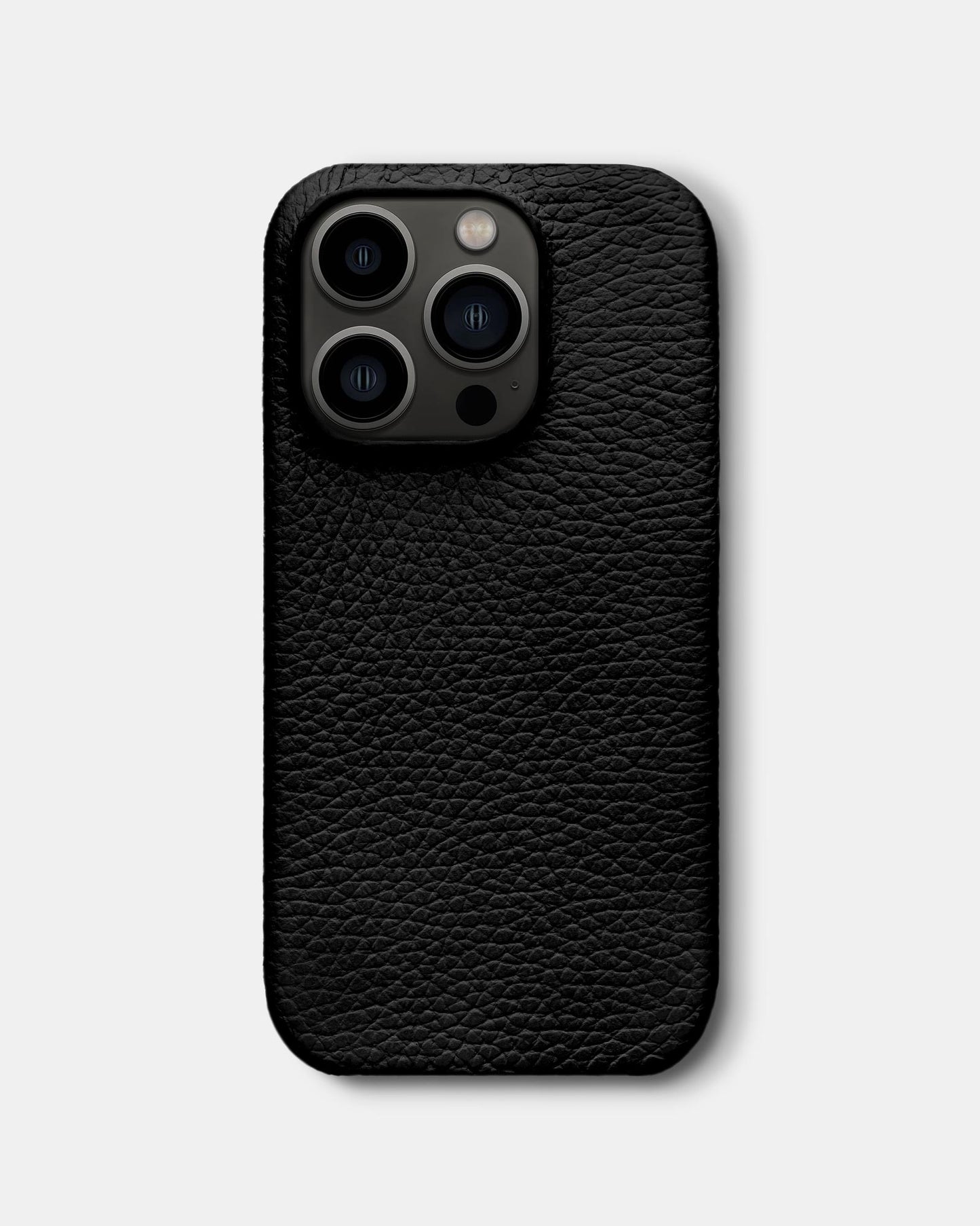 Black Leather Case for iPhone 13 Pro