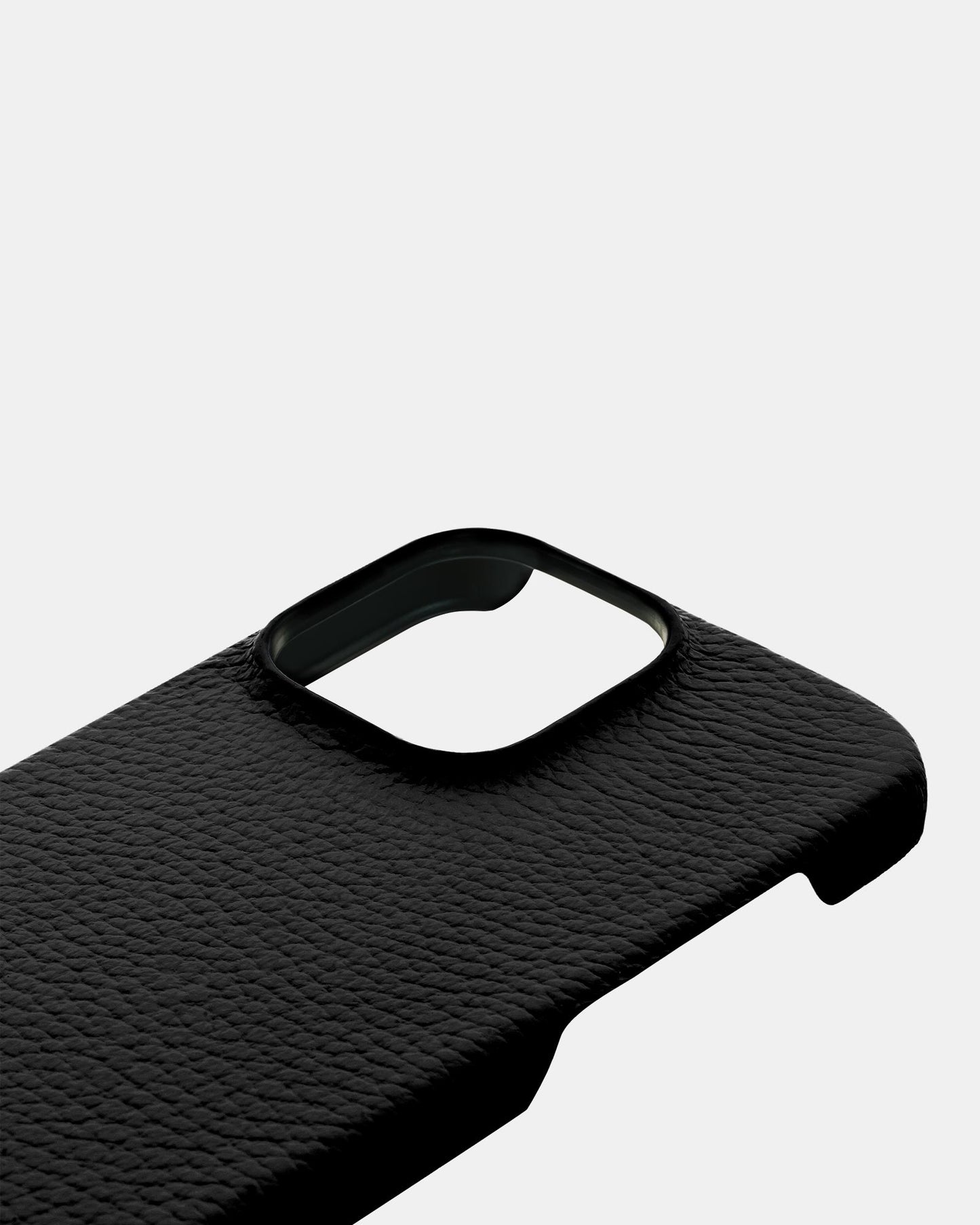 Black Leather Case for iPhone 13 Pro