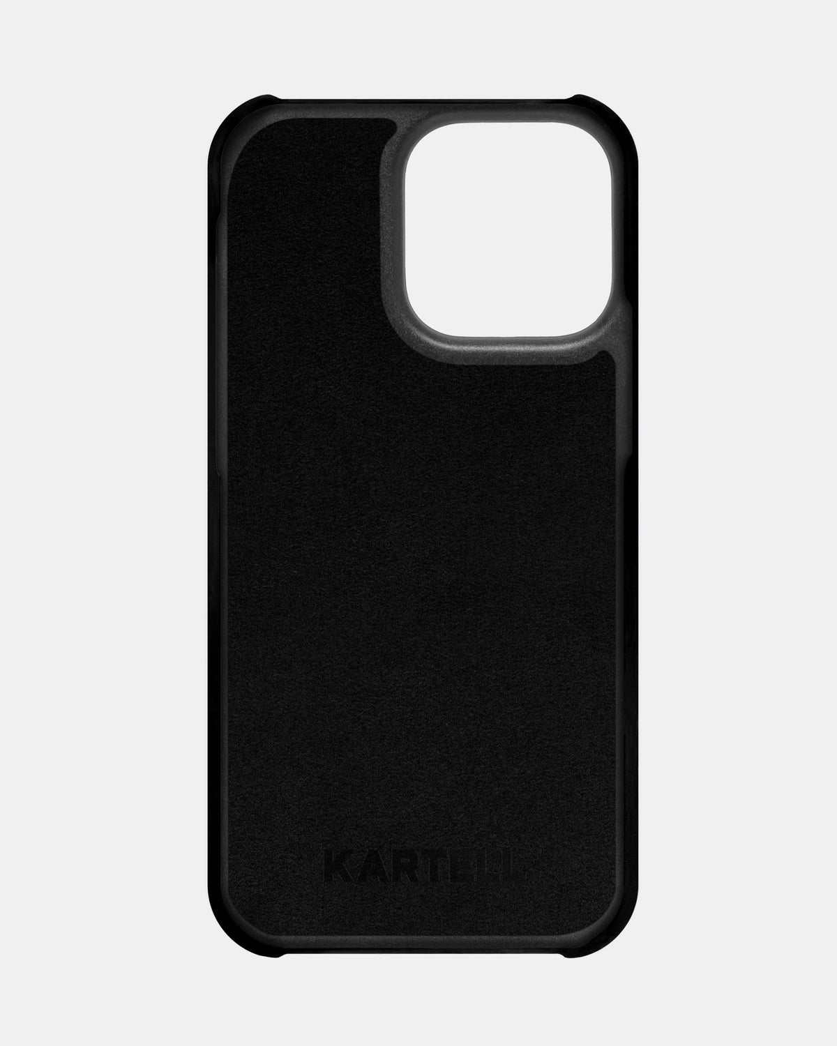 Black Leather Case for iPhone 16 Pro