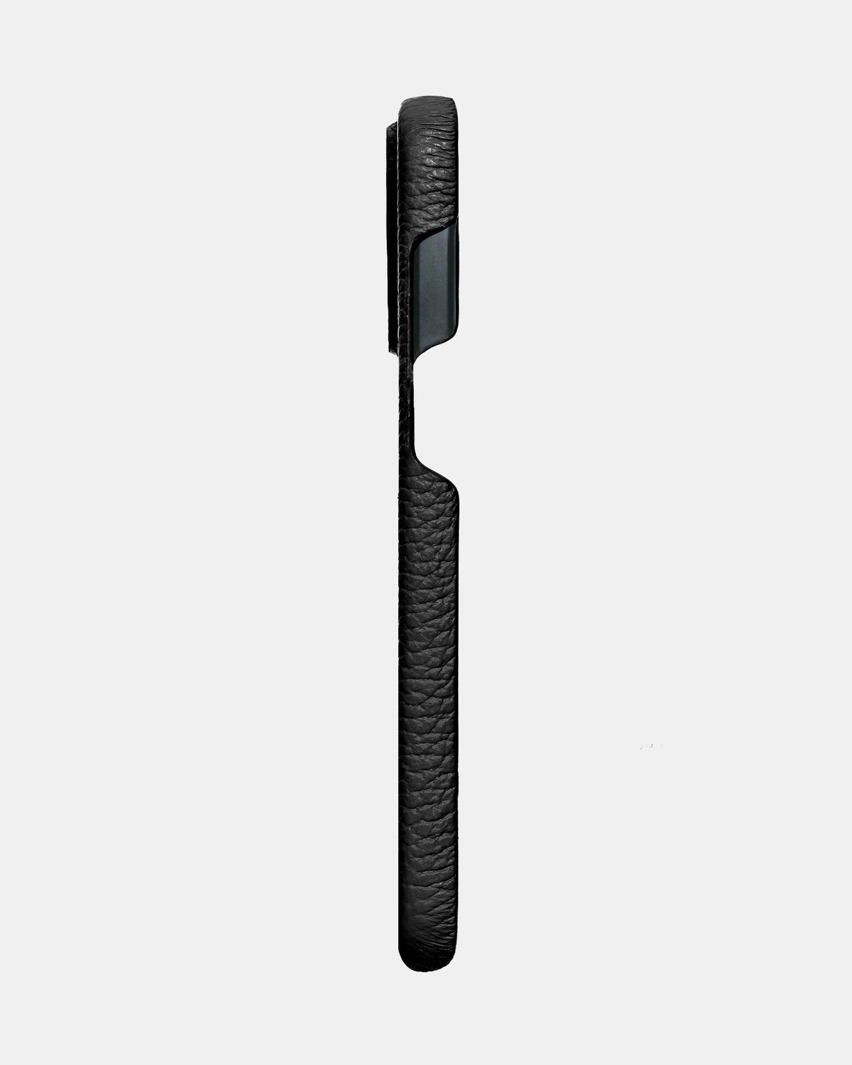 Black Leather Case for iPhone 16 Pro