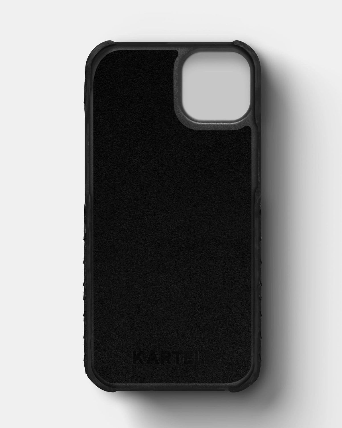 Genuine Black Python Leather Case for iPhone 14 Plus