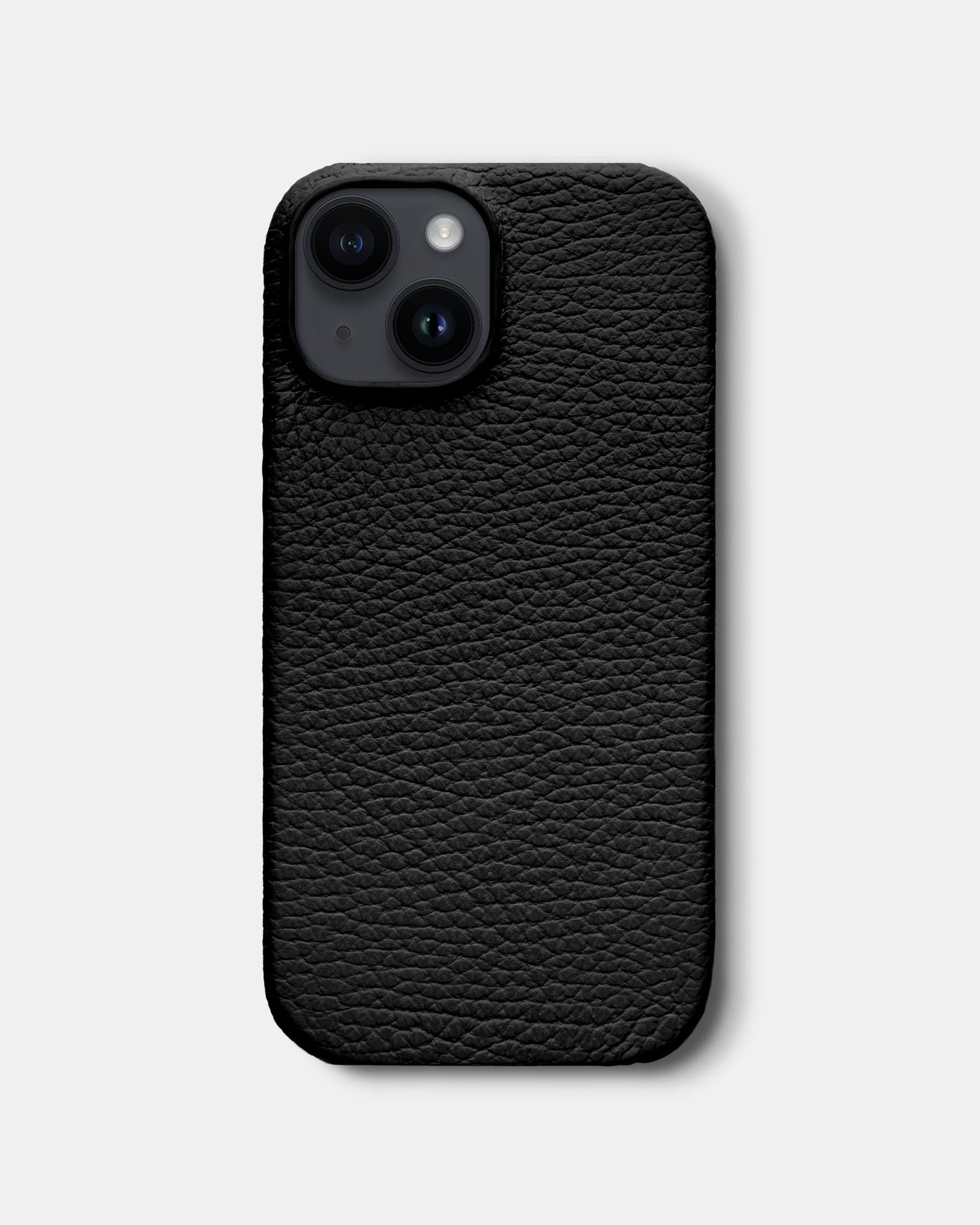 Black Leather Case for iPhone 14