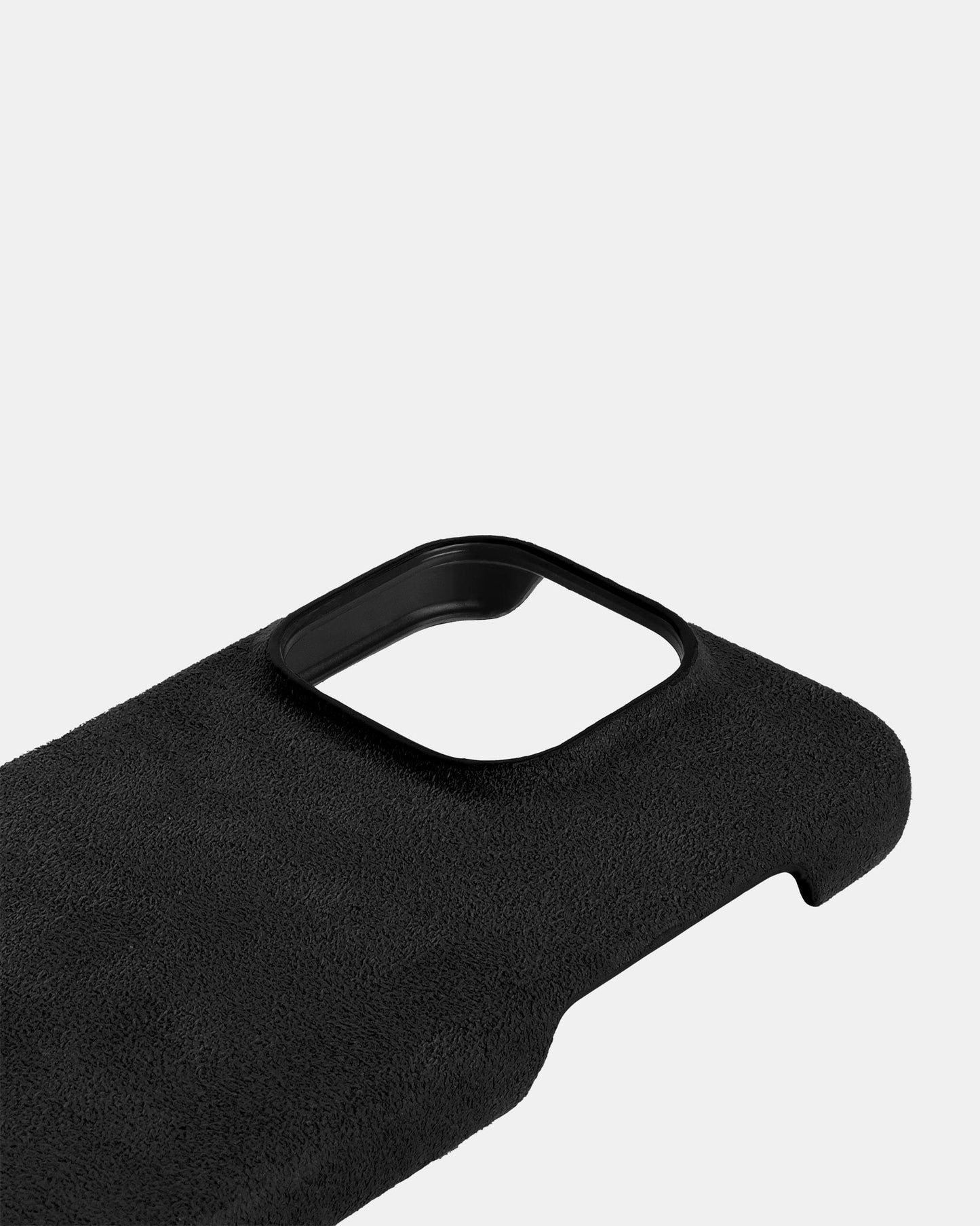 Black Alcantara Case for iPhone 14 Pro Max