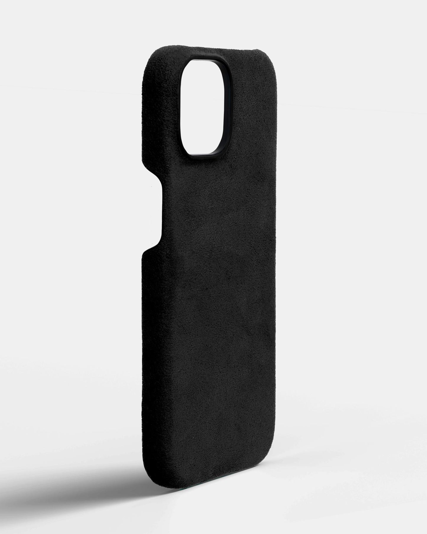 Black Alcantara Case for iPhone 13 mini