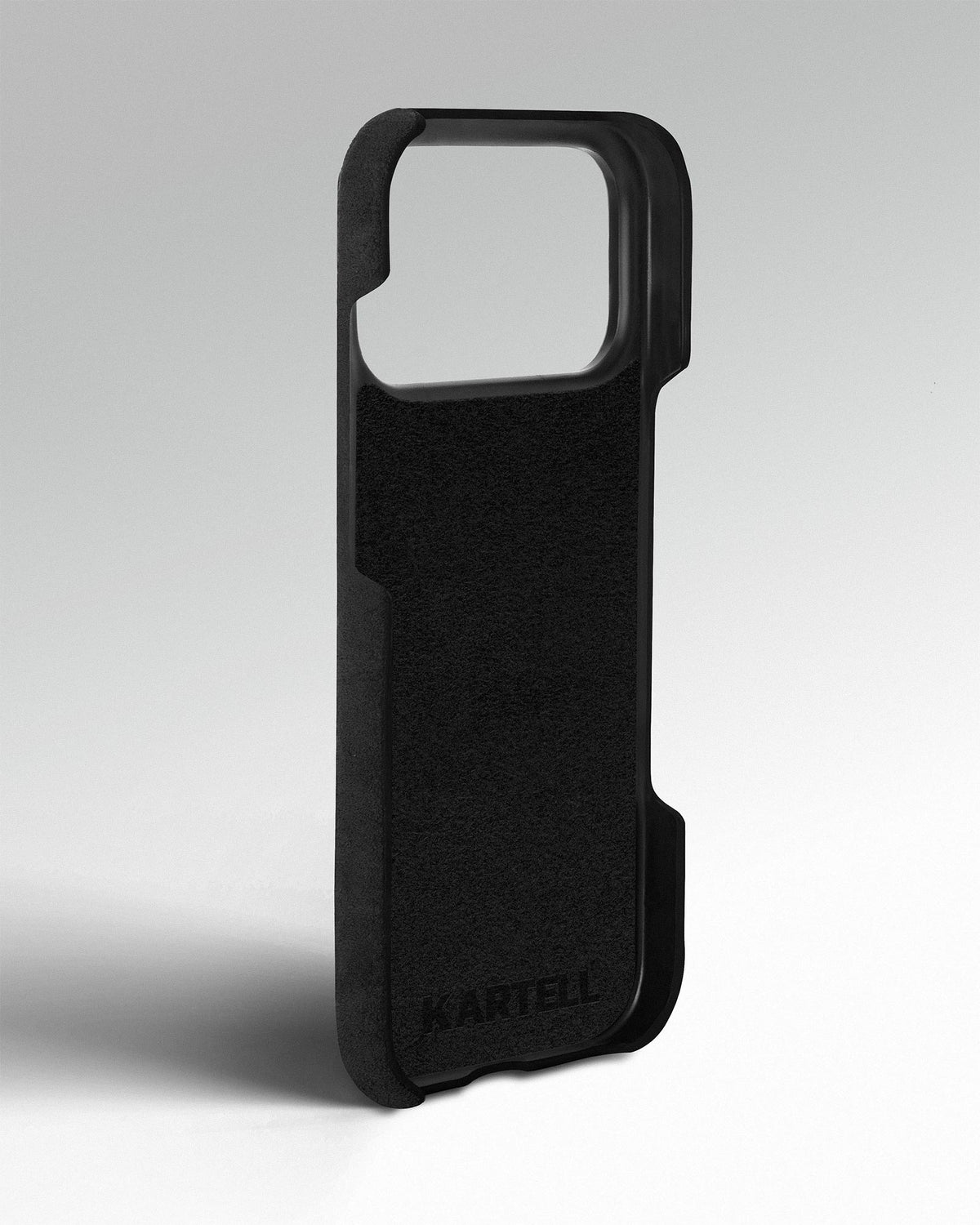 Black Alcantara Case for iPhone 18 Pro Max