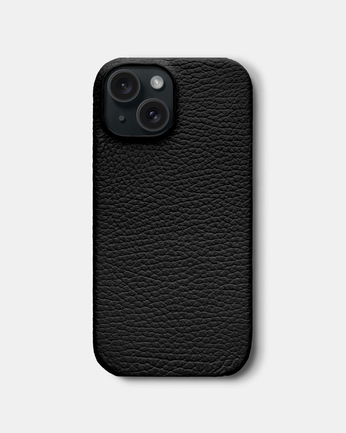 Black Leather Case for iPhone 16