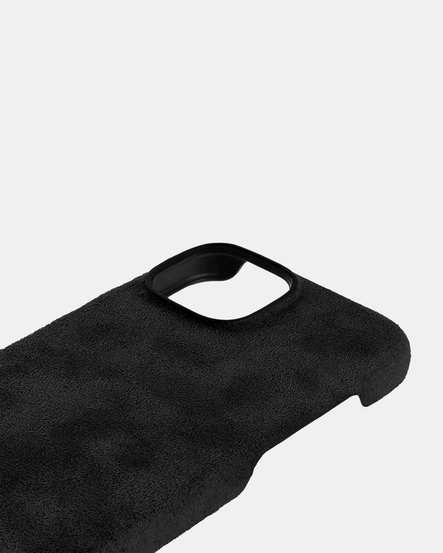 Black Alcantara Case for iPhone 13 mini