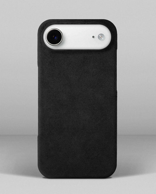 Black Alcantara Case for iPhone 17 Air