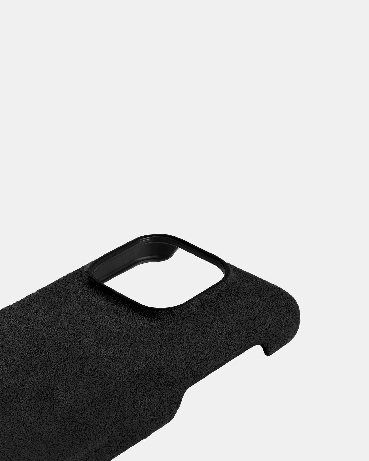 Black Alcantara Case for iPhone 13 Pro