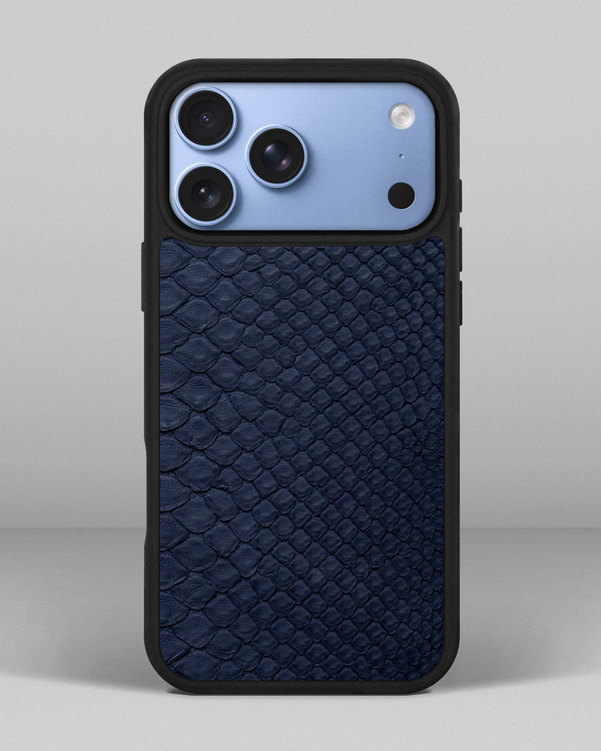 Blue Python Skin Sport Case for iPhone 18 Pro Max