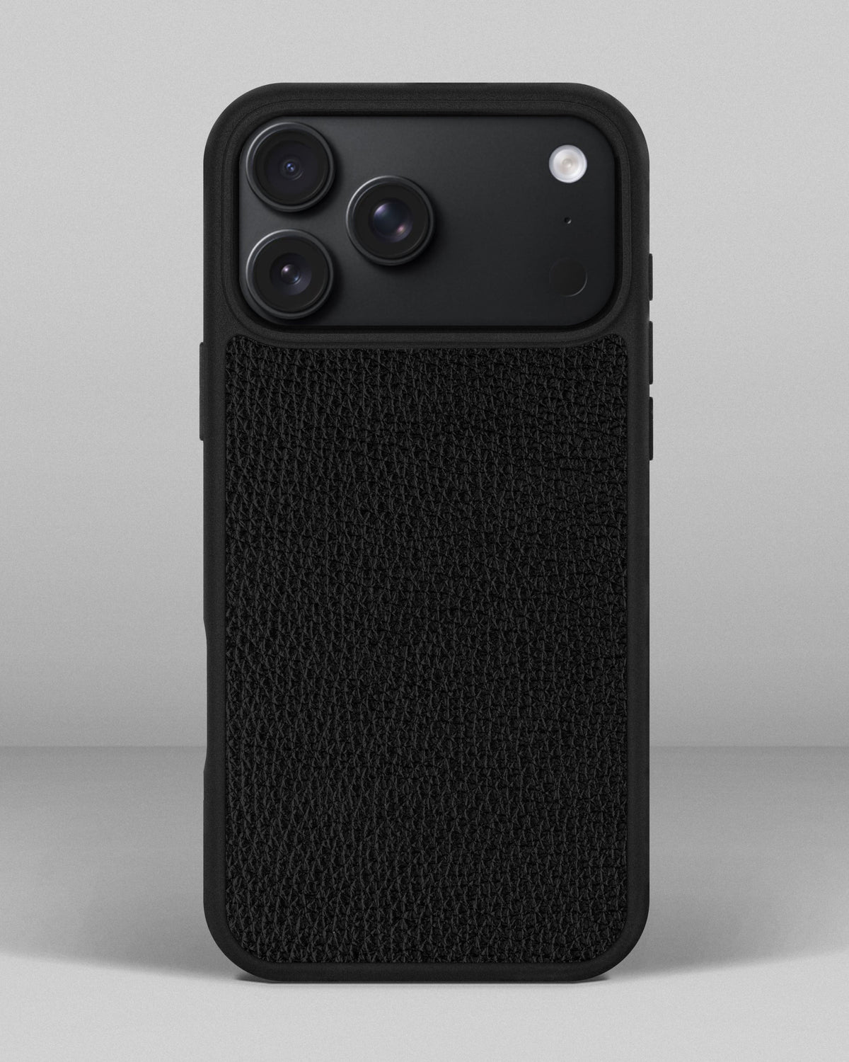 Black Leather Sport Case for iPhone 18 Pro Max