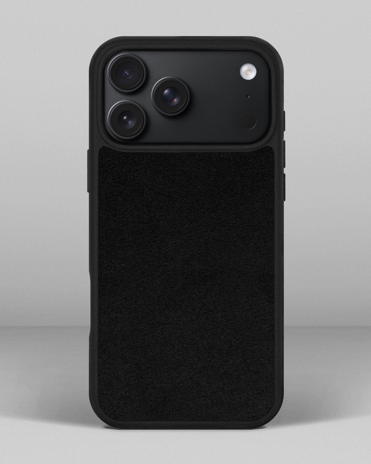 Black Alcantara Sport Case for iPhone 18 Pro Max