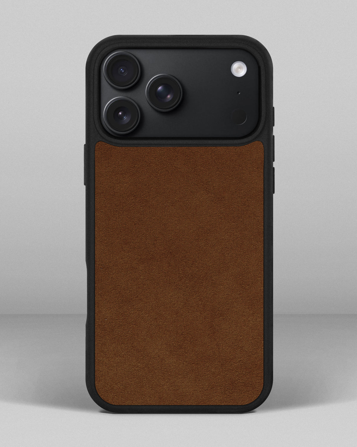 Brown Alcantara Sport Case for iPhone 18 Pro Max