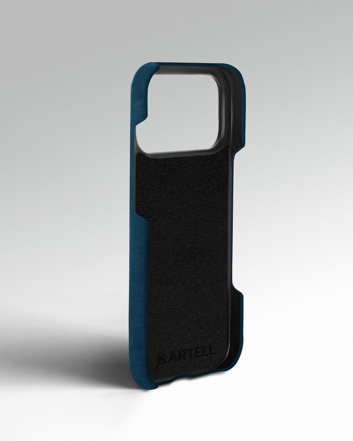 Blue Alcantara Case for iPhone 18 Pro