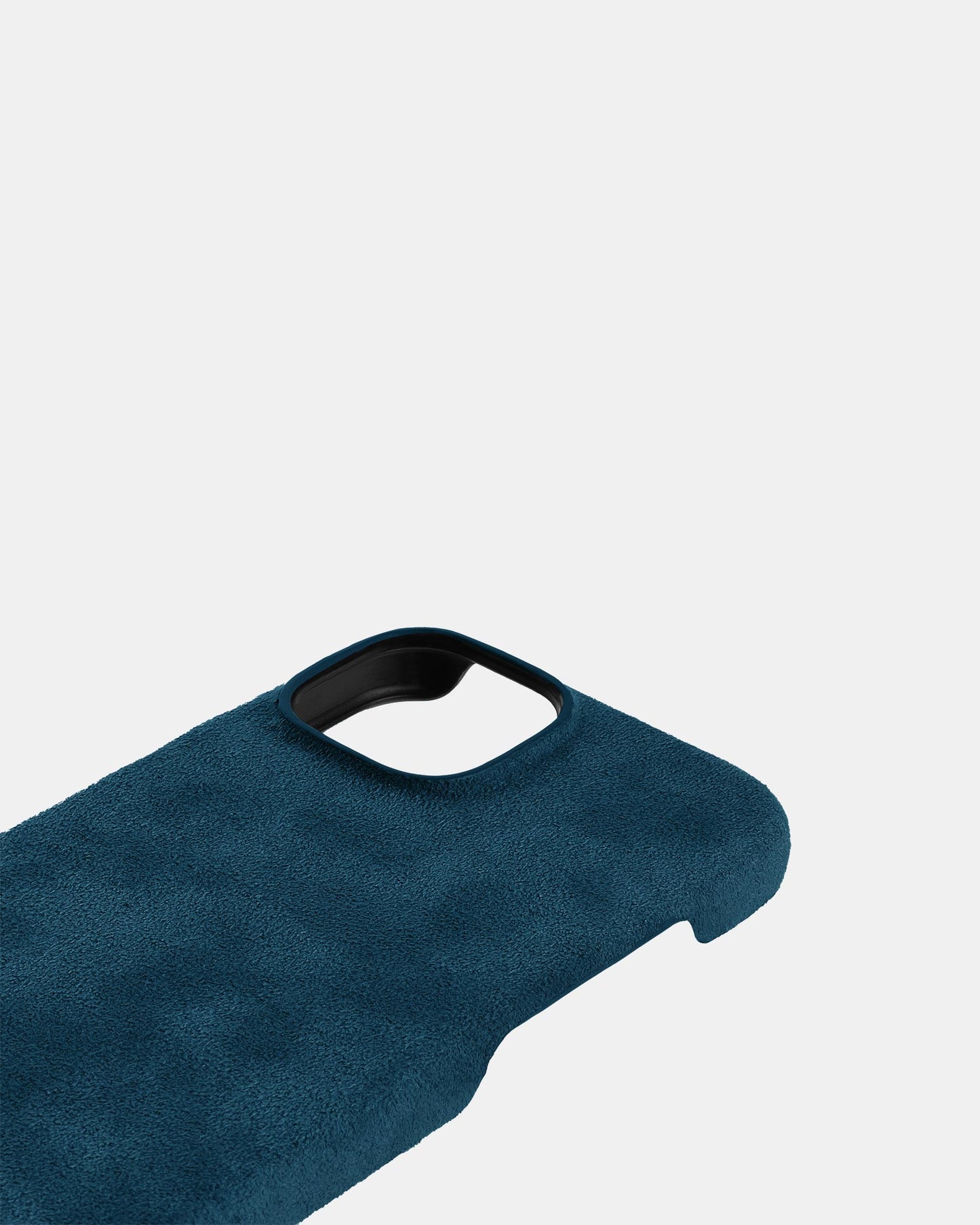 Blue Alcantara Case for iPhone 14