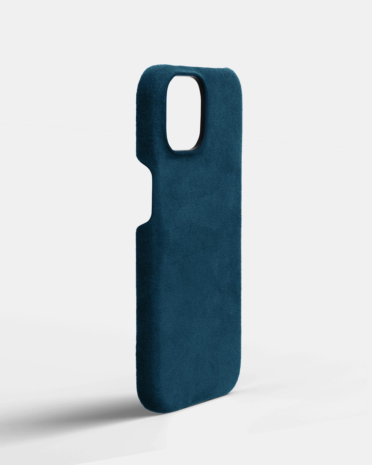 Blue Alcantara Case for iPhone 14