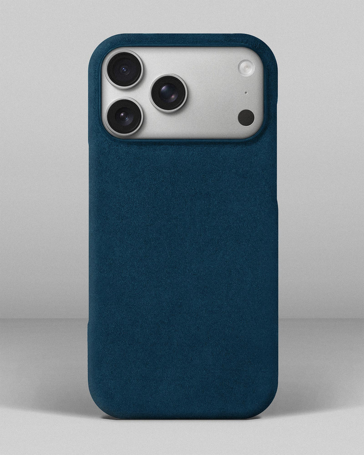 Blue Alcantara Case for iPhone 18 Pro Max