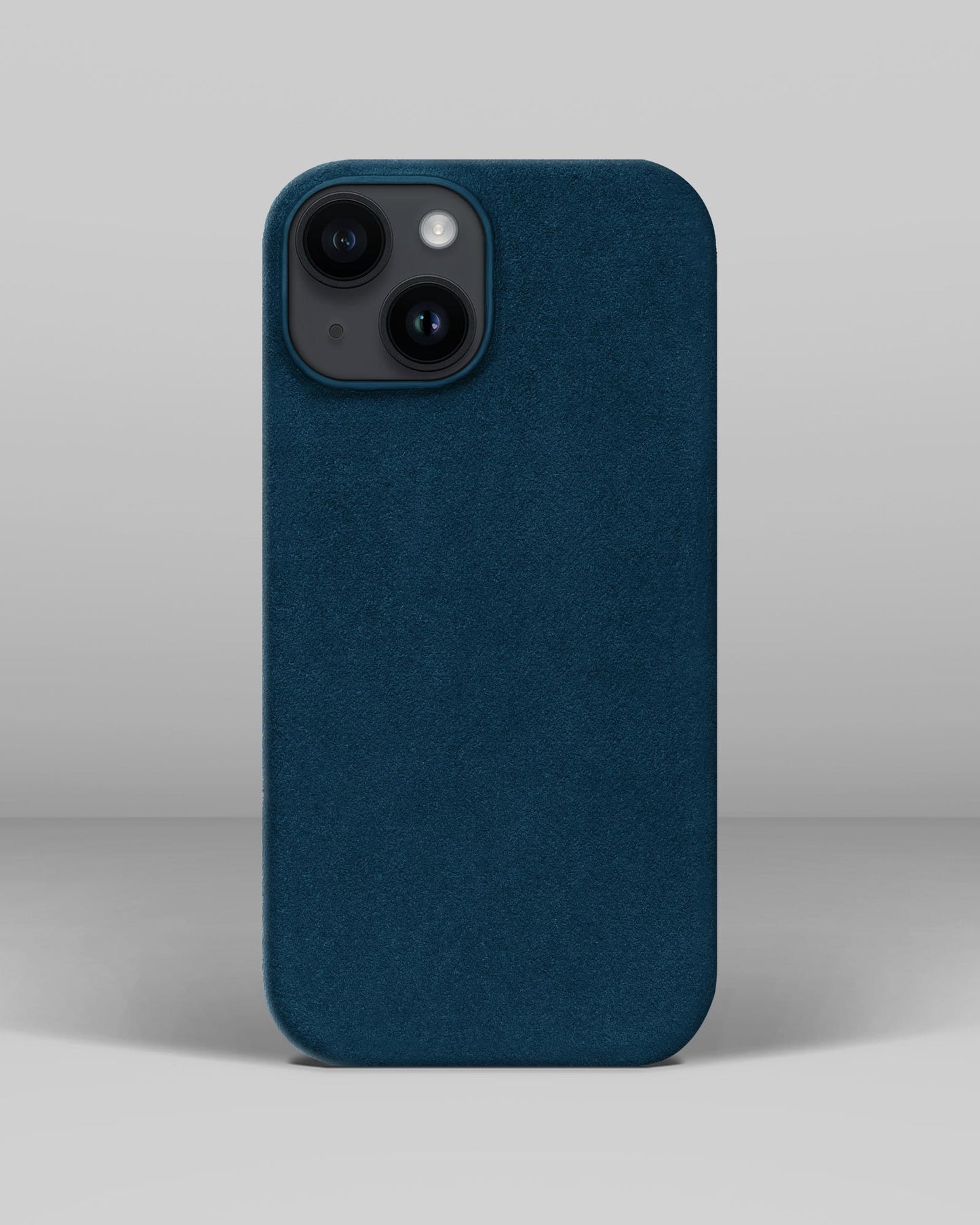 Blue Alcantara Case for iPhone 14