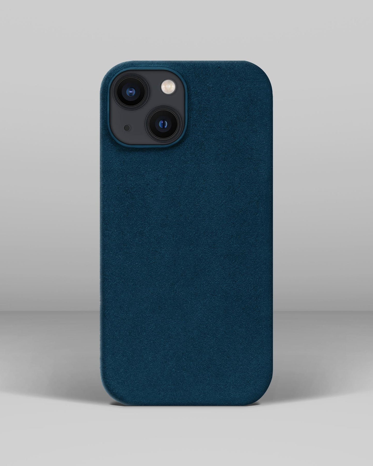 Blue Alcantara Case for iPhone 13