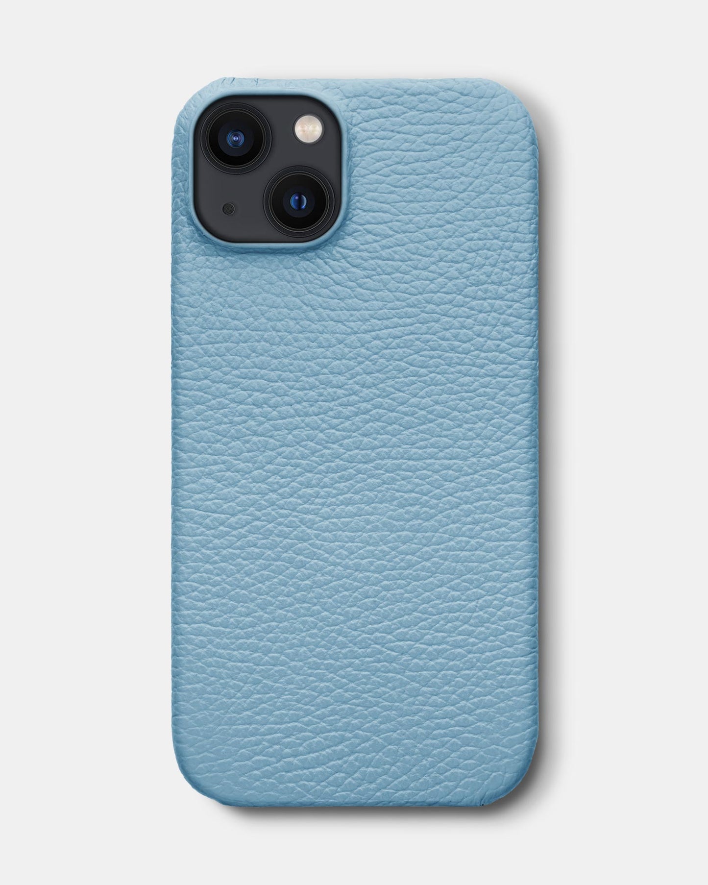 Blue Leather Case for iPhone 13