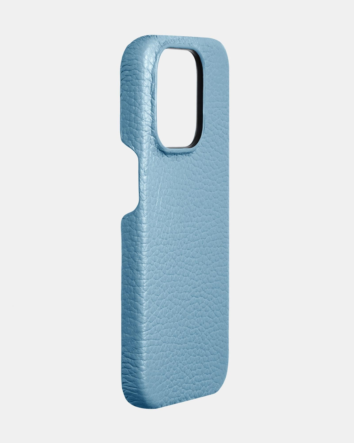 Blue Leather Case for iPhone 16 Pro