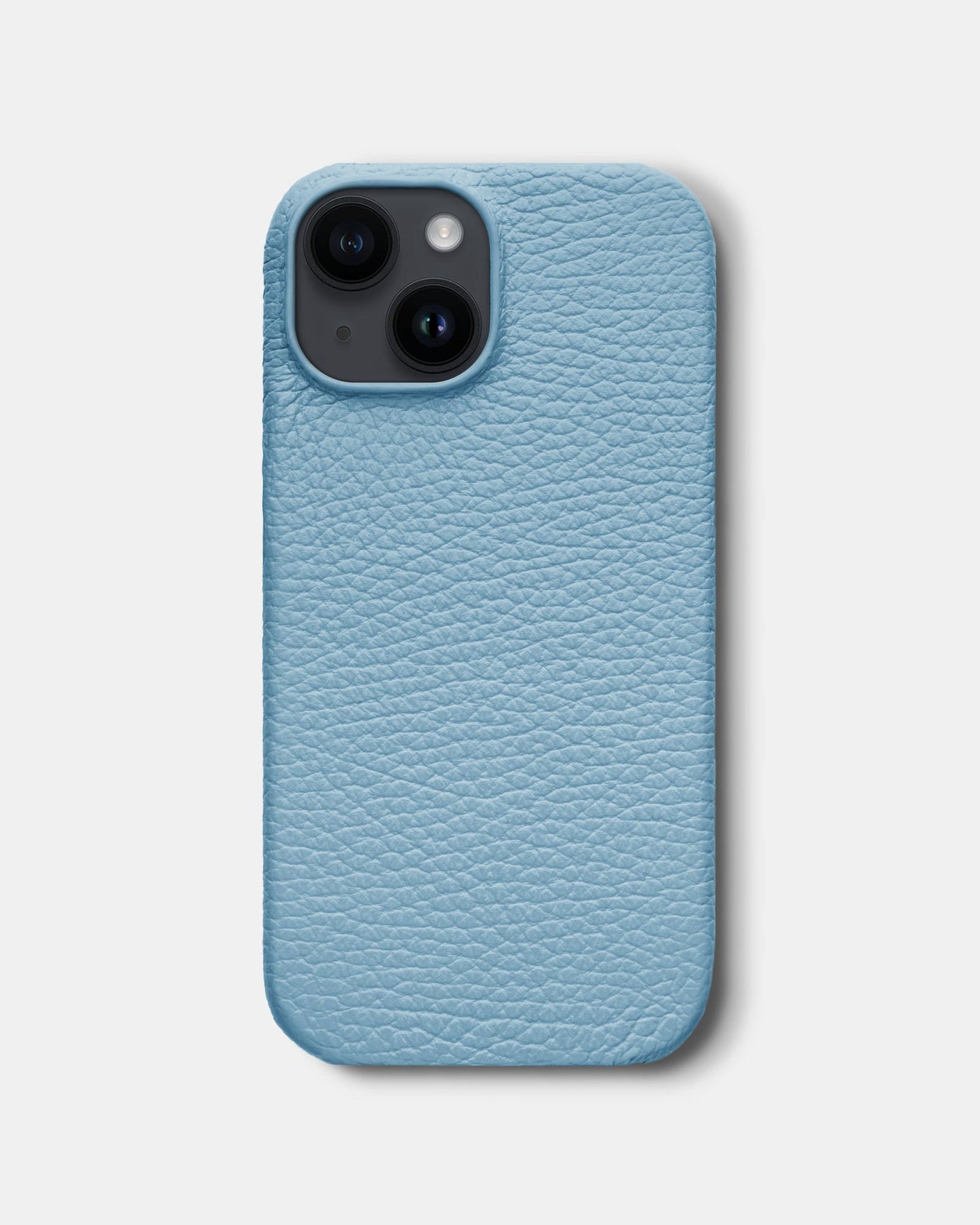 Blue Leather Case for iPhone 14