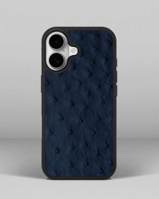 Темно-синій спортивний чохол Ostrich для iPhone 16 Pro Max