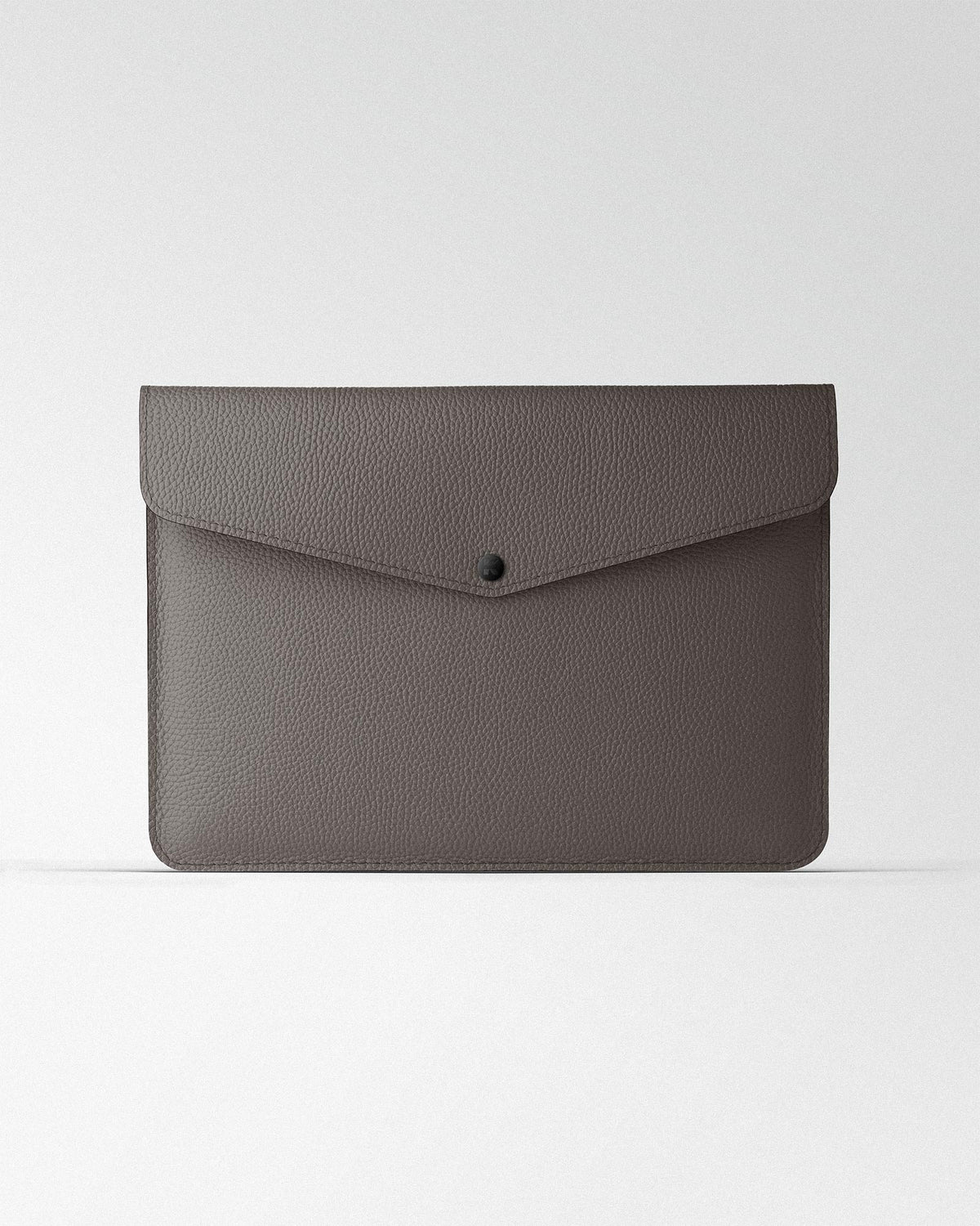 Envelope MacBook Sleeve in Cappuccino Calfskin Leather