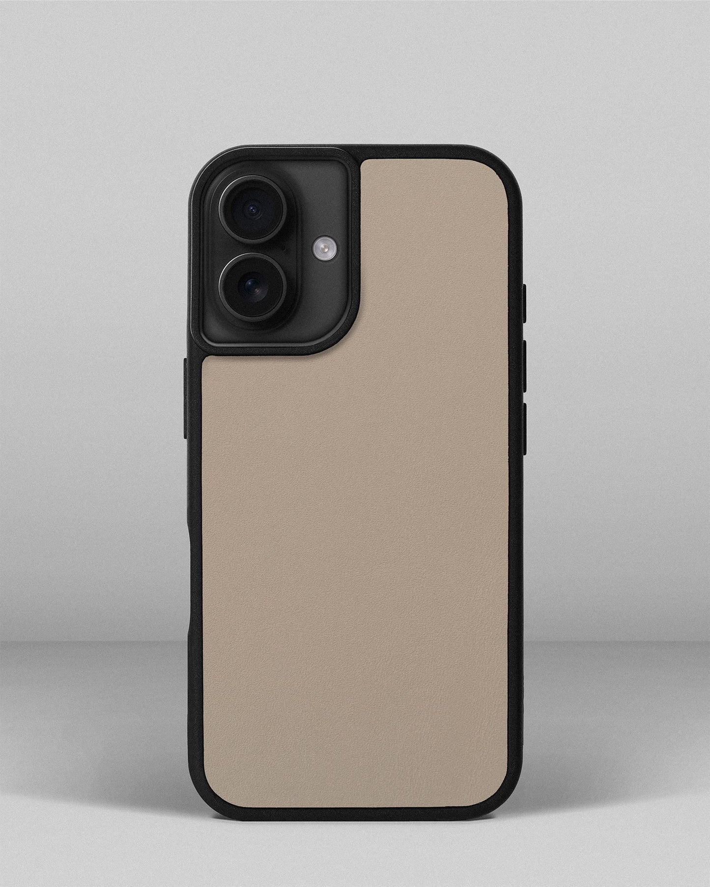 Beige Leather Sport Case for iPhone 16