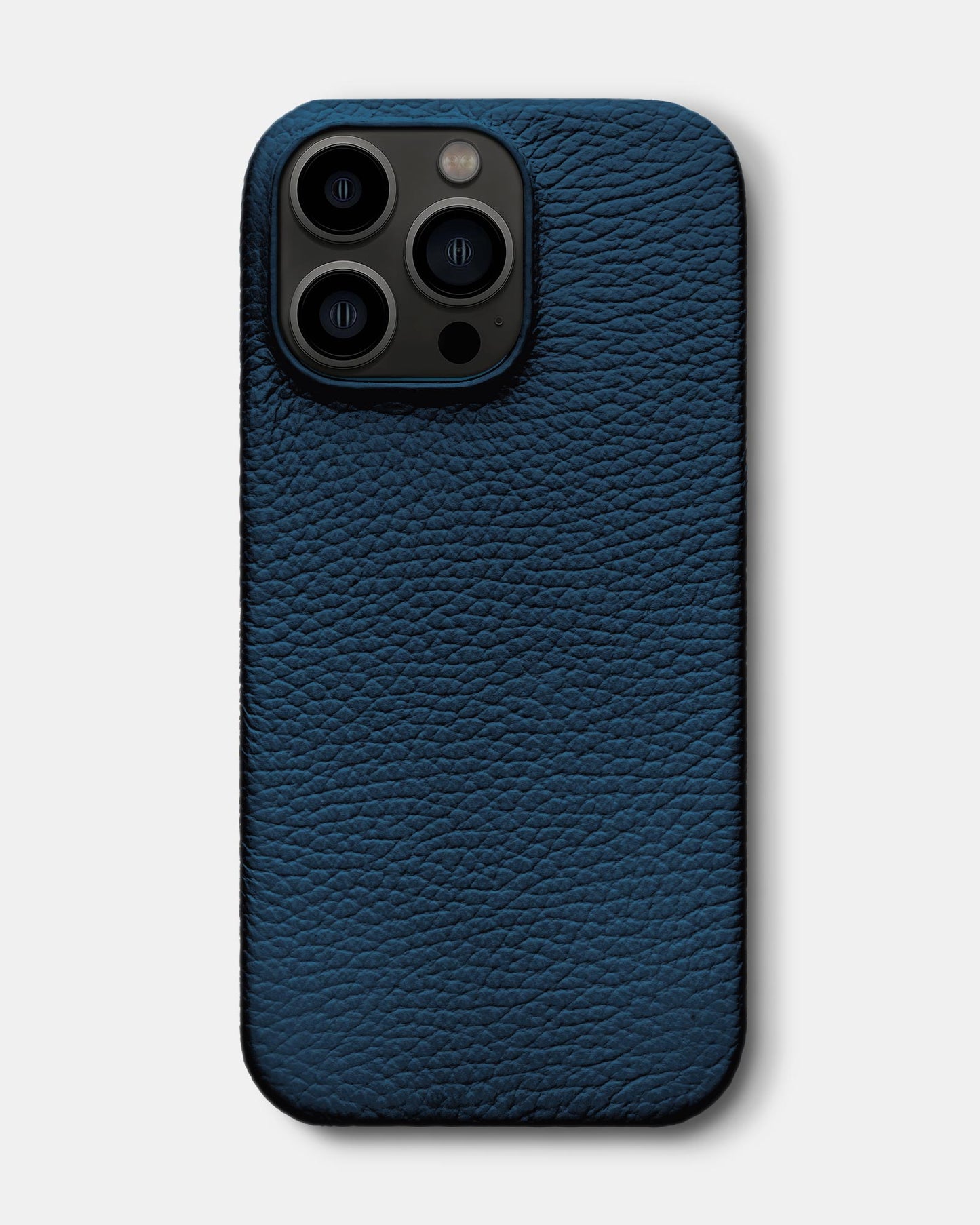 Navy Blue Leather Case for iPhone 13 Pro Max