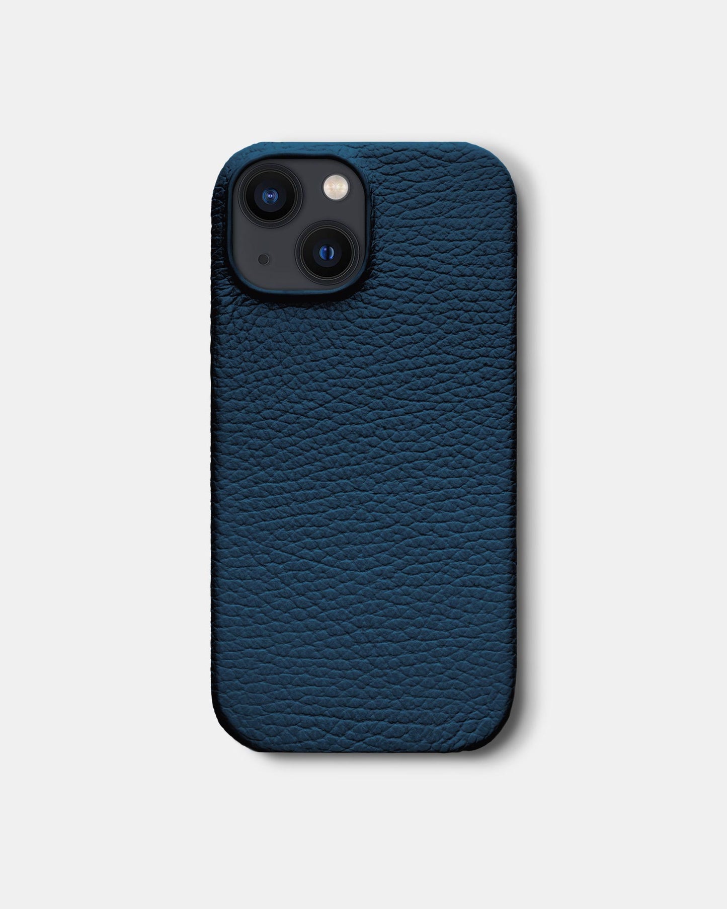 Navy Blue Leather Case for iPhone 13 Mini