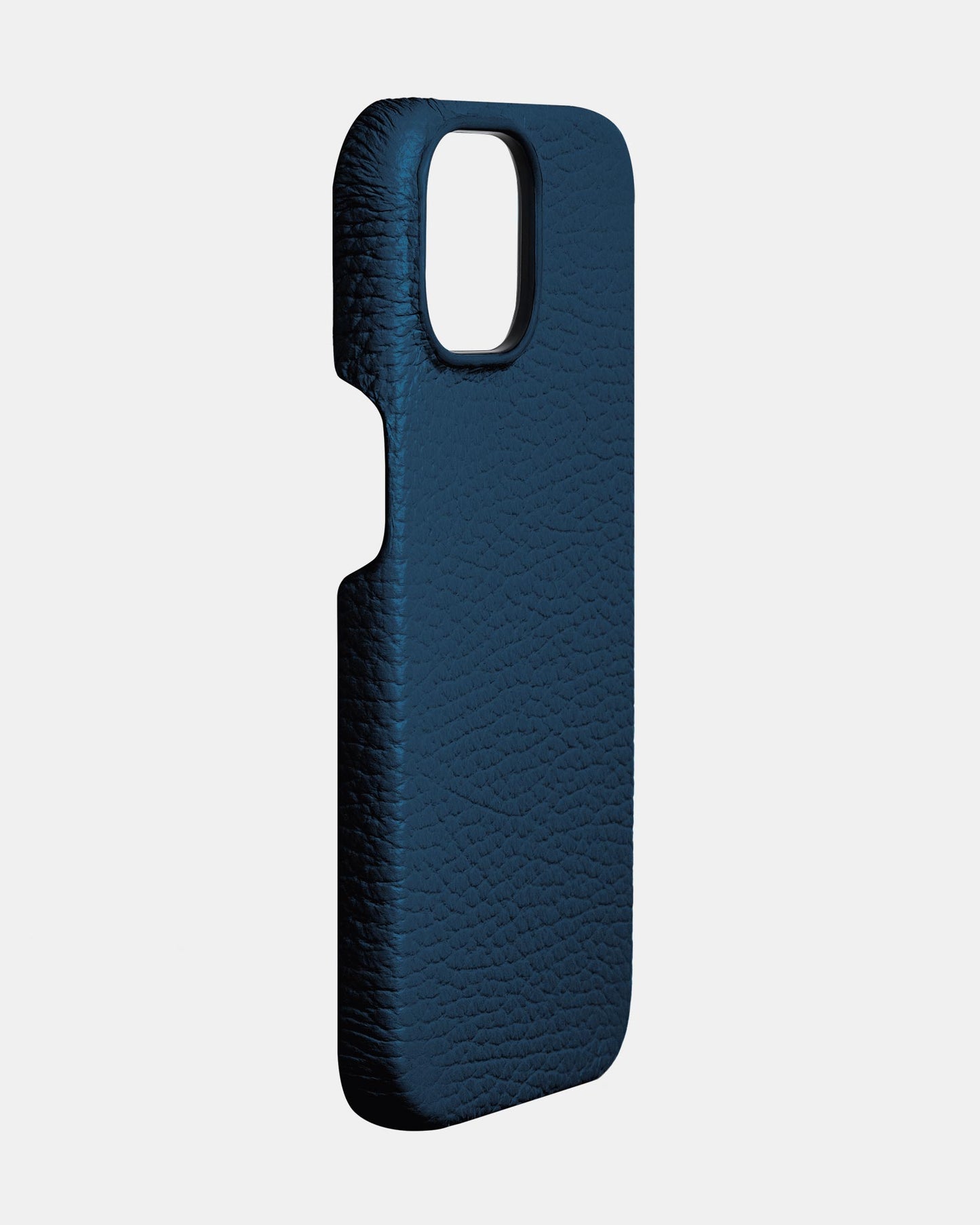 Navy Blue Leather Case for iPhone 13