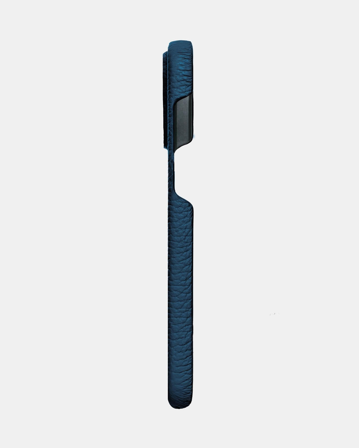 Navy Blue Leather Case for iPhone 16 Pro