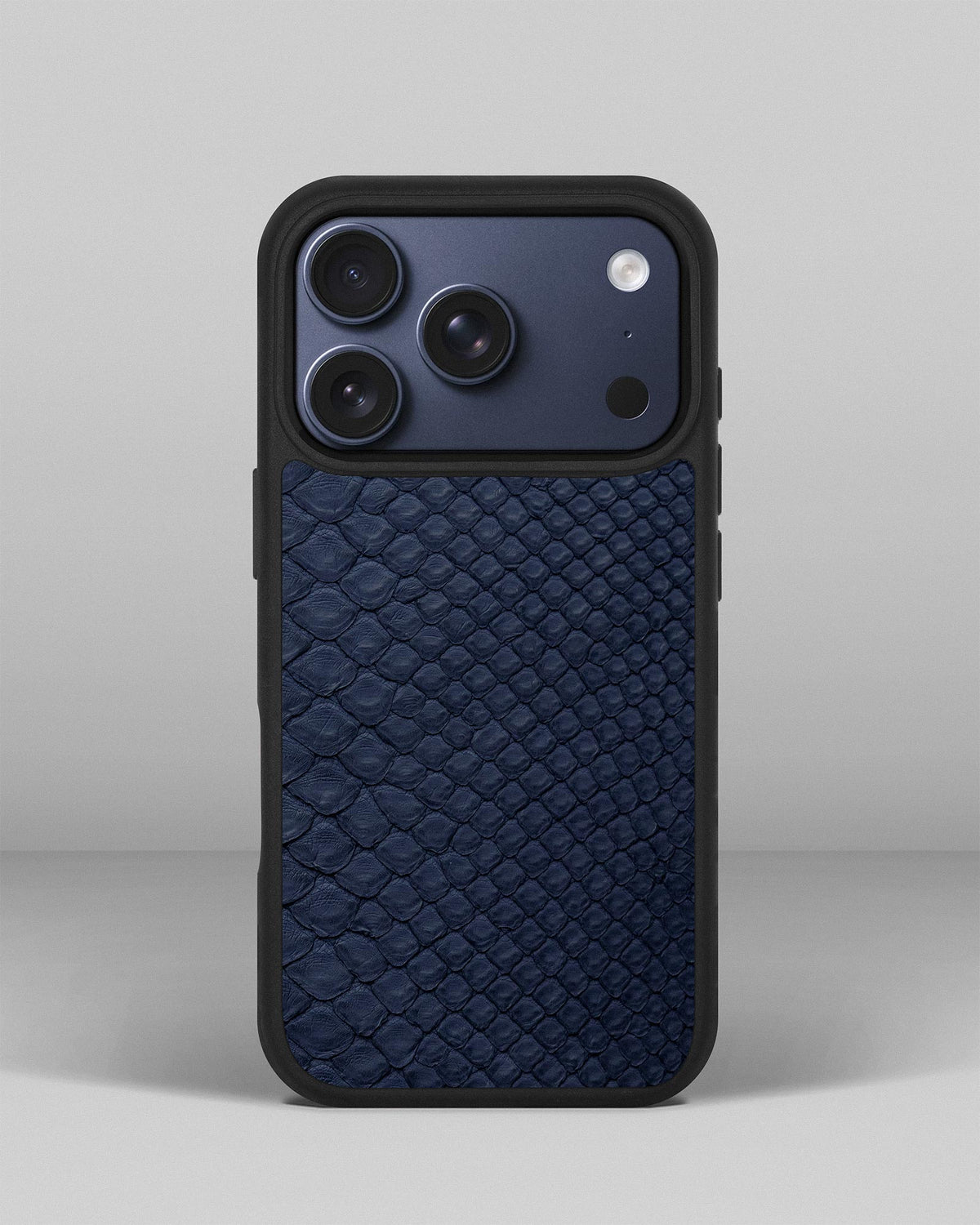 Blue Python Skin Sport Case for iPhone 17 Pro
