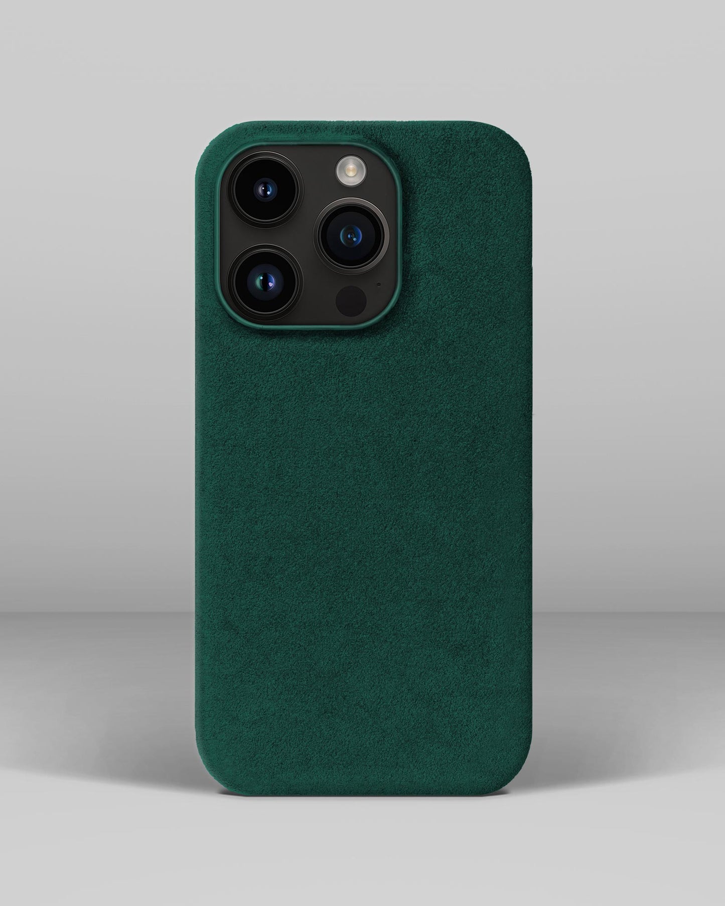 Green Alcantara Case for iPhone 14 Pro