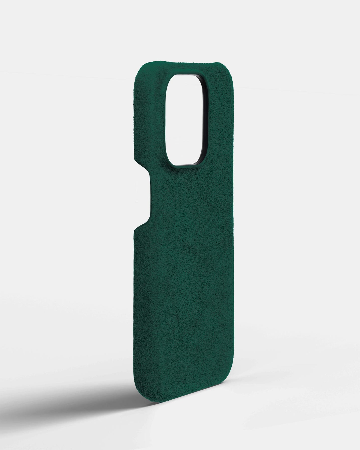 Green Alcantara Case for iPhone 14 Pro