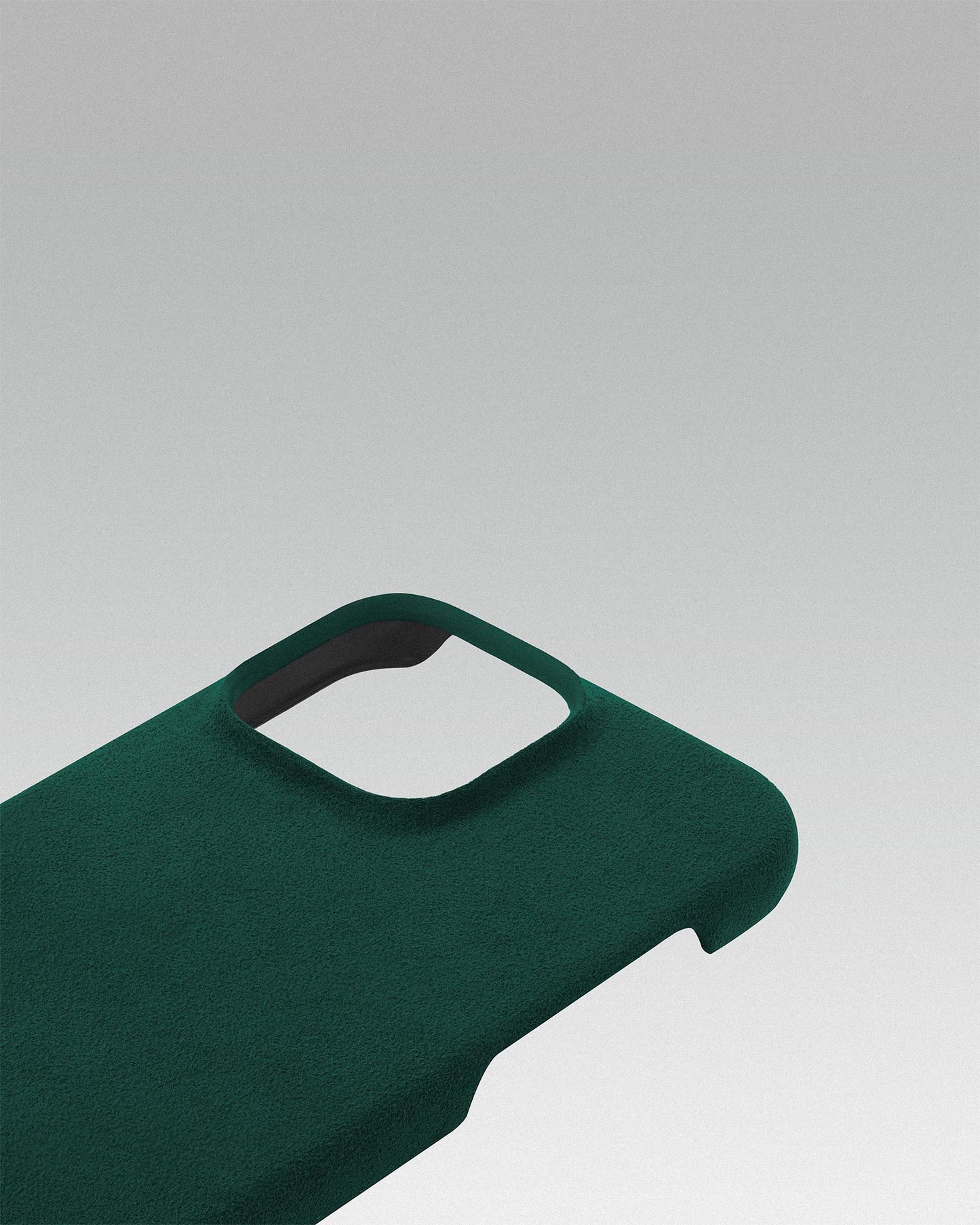 Green Alcantara Case for iPhone 16 Pro