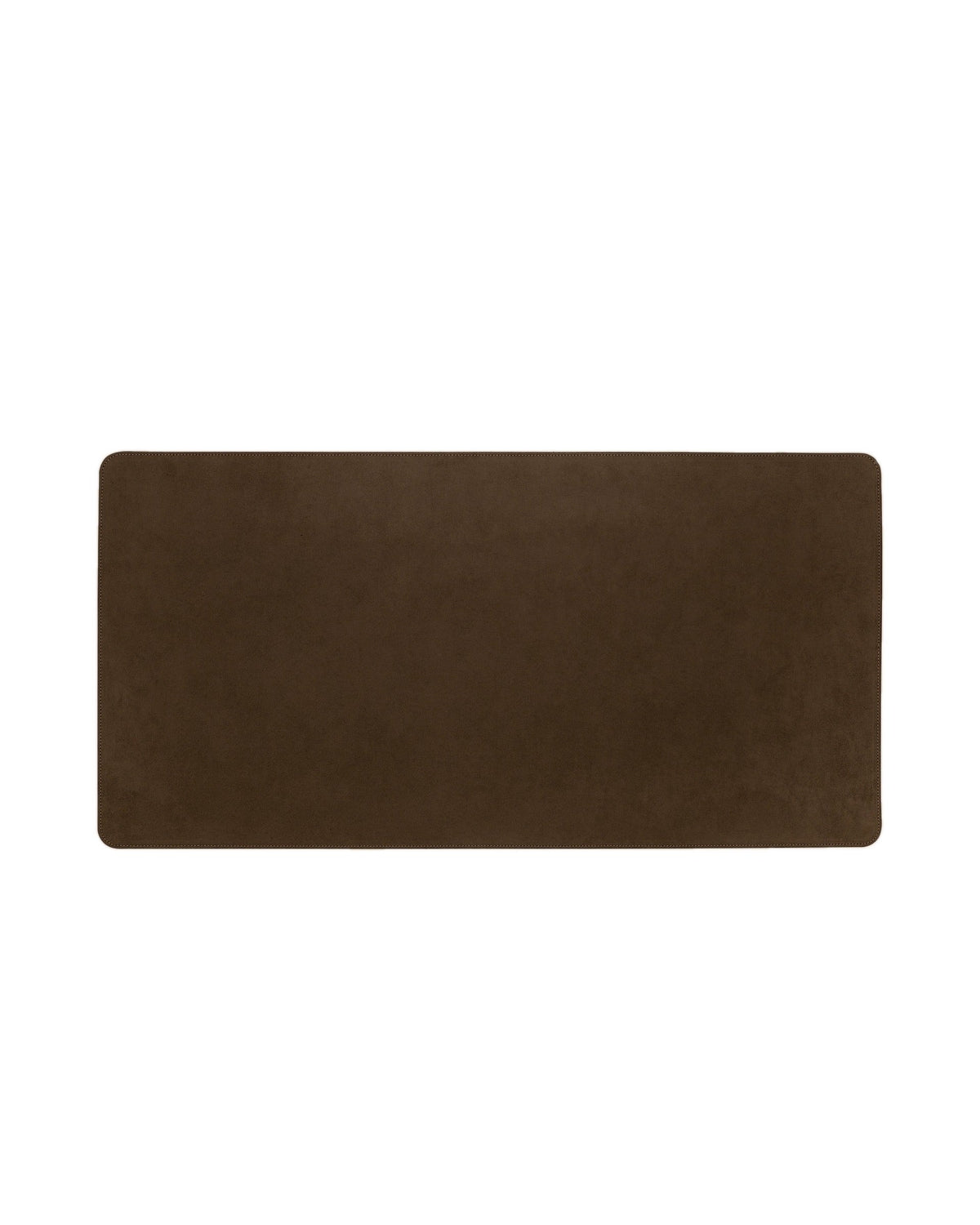 Dark Brown Alcantara Leather Desk Pad