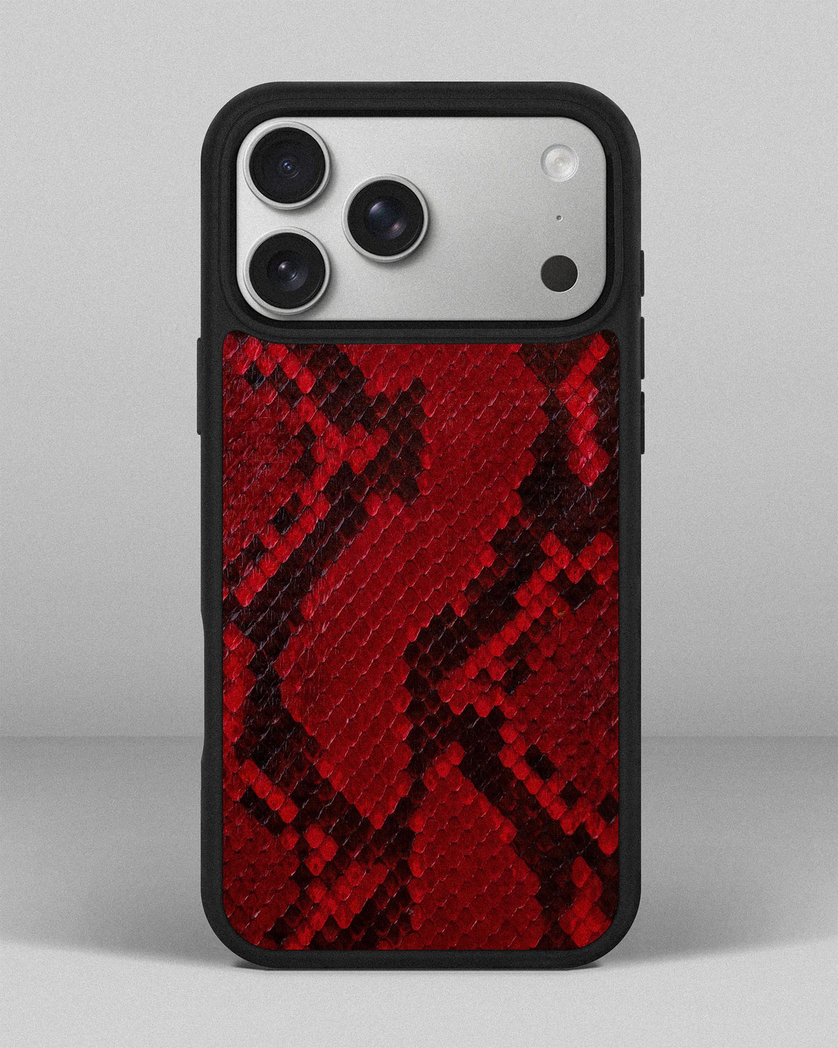 Red Python Skin Sport Case for iPhone 18 Pro Max