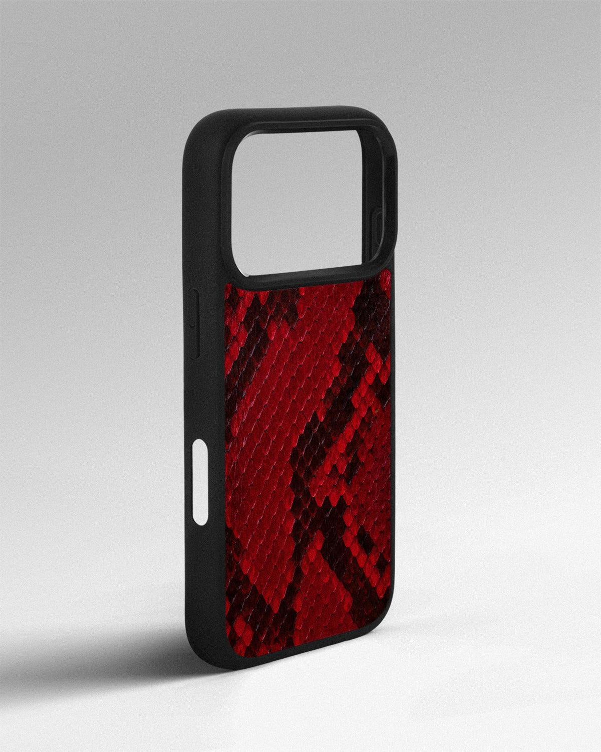 Red Python Skin Sport Case for iPhone 18 Pro