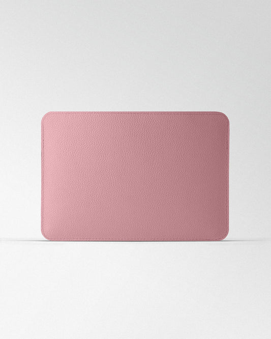 Minimalist MacBook Sleeve in Pink Floater Leather