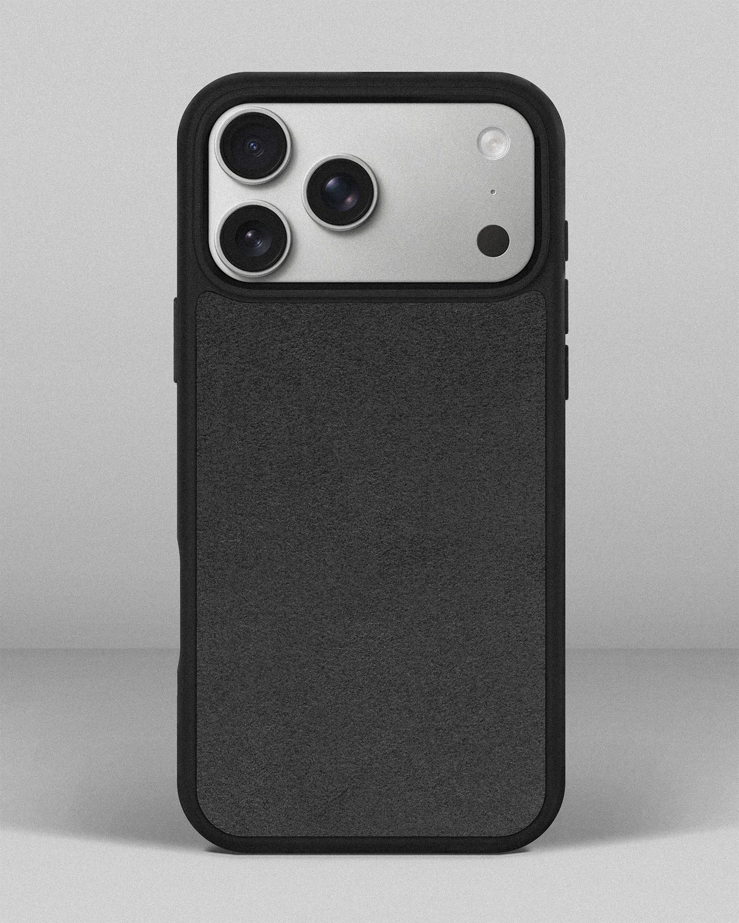 Grey Alcantara Sport Case for iPhone 17 Pro Max
