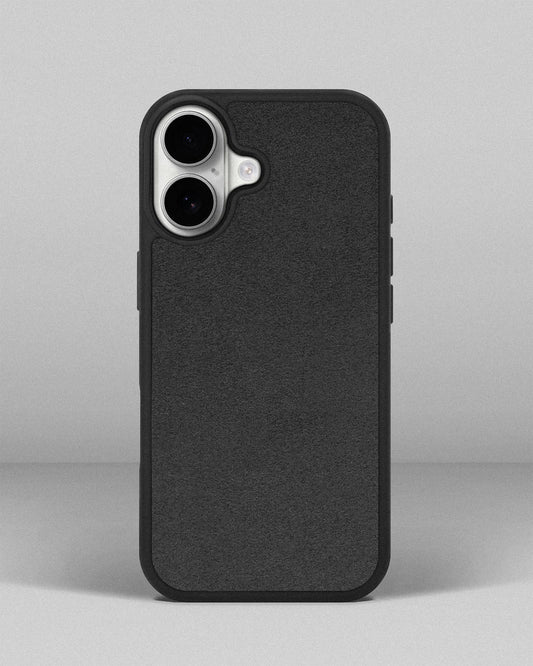 حافظة رياضية من جلد العجل بنقش جلد التمساح الأسود لهاتف iPhone 15 Pro Max