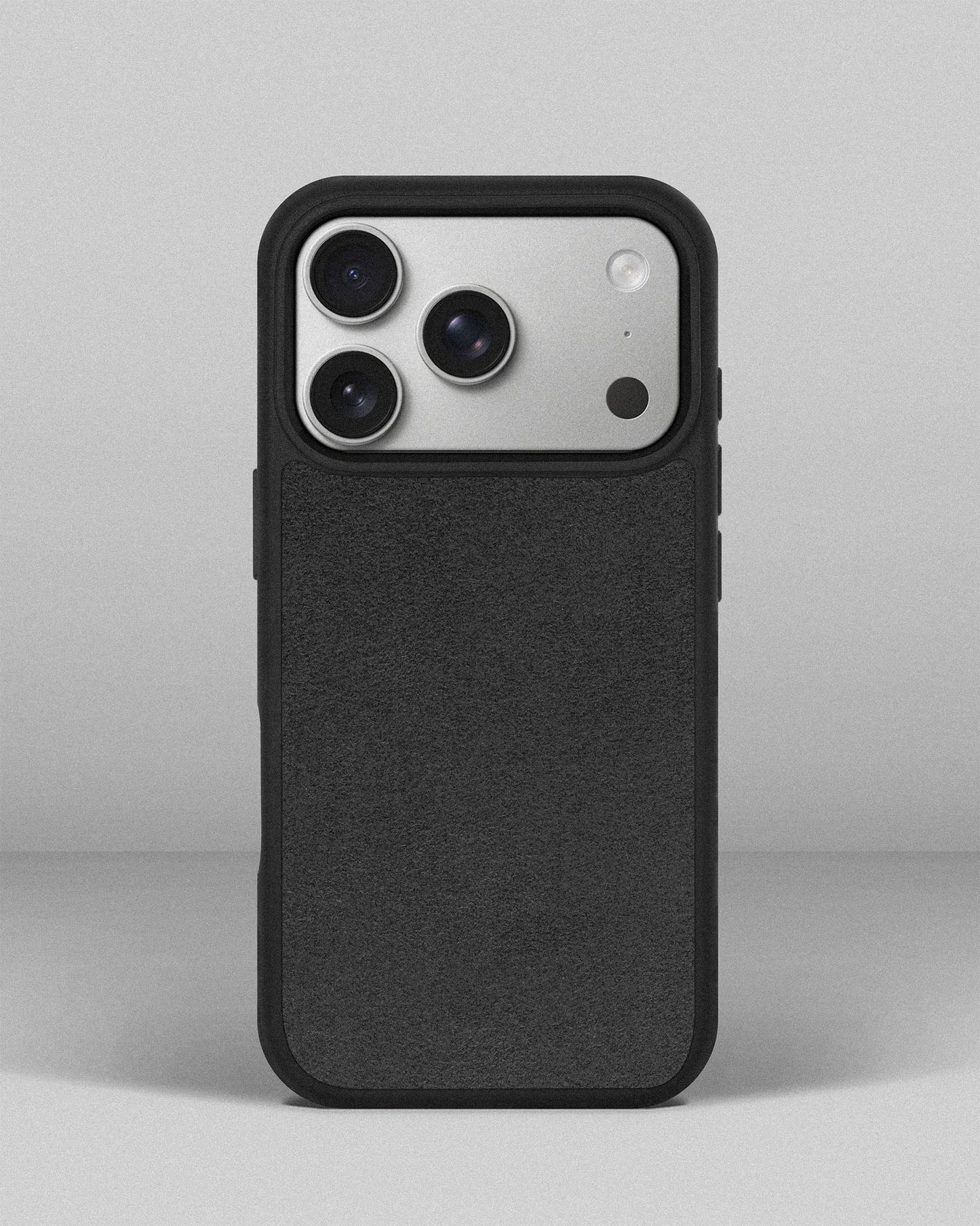 Grey Alcantara Sport Case for iPhone 17 Pro