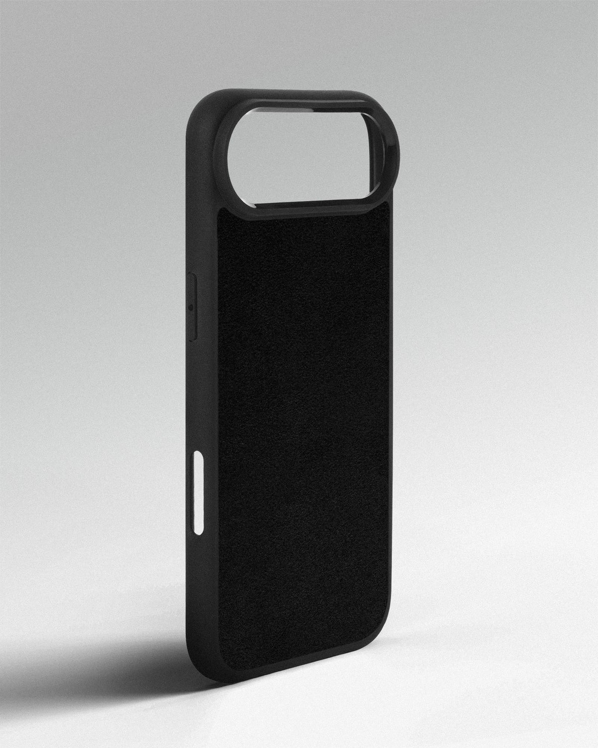 Smooth Black Leather Sport Case for iPhone 17 Air