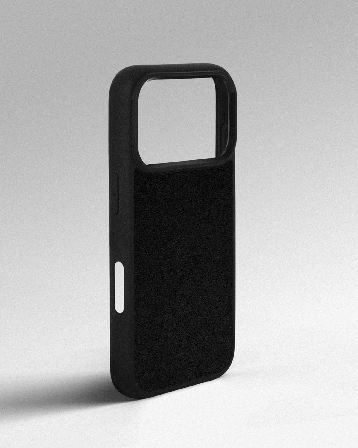 Black Alcantara Sport Case for iPhone 18 Pro