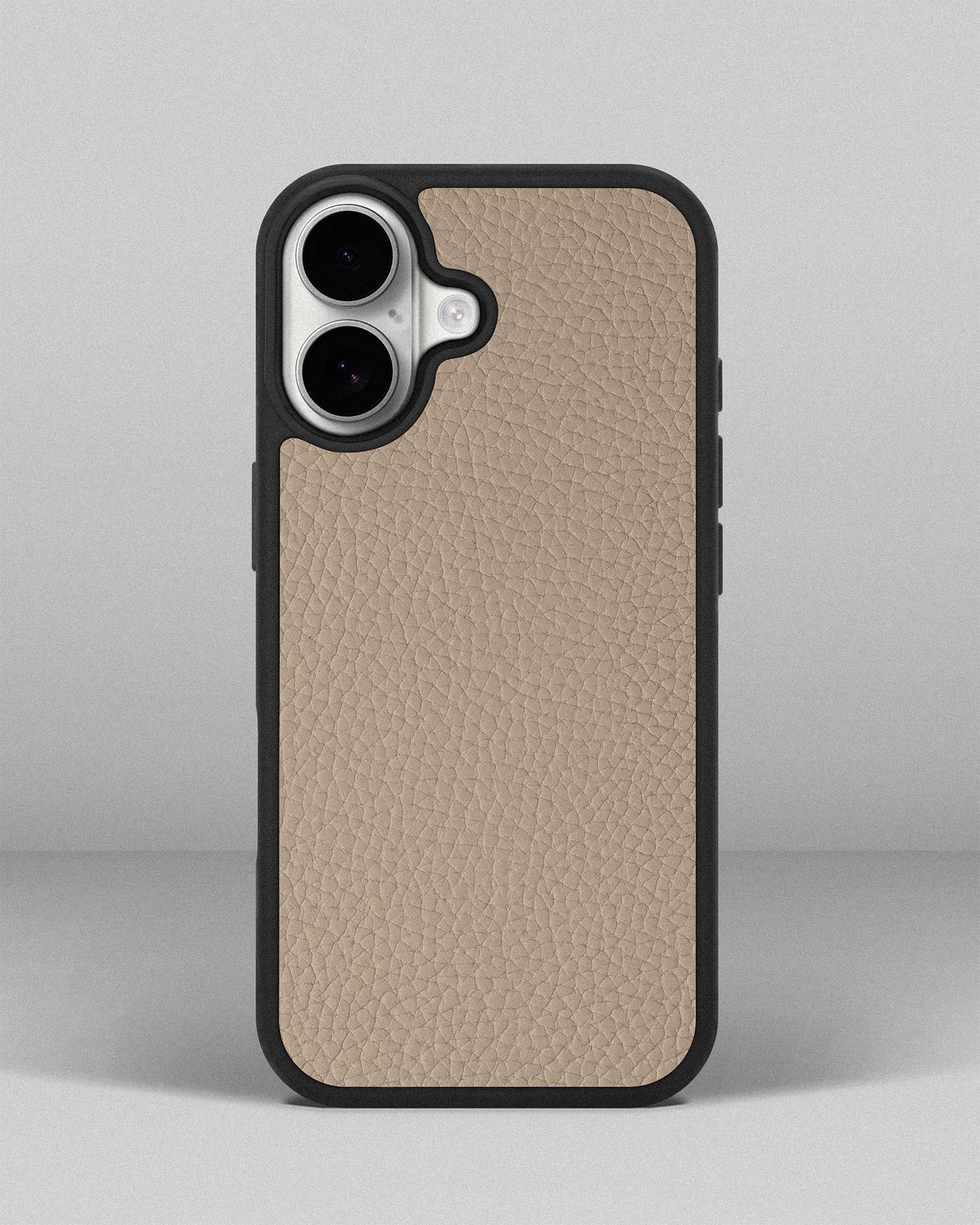 Beige Leather Sport Case for iPhone 17