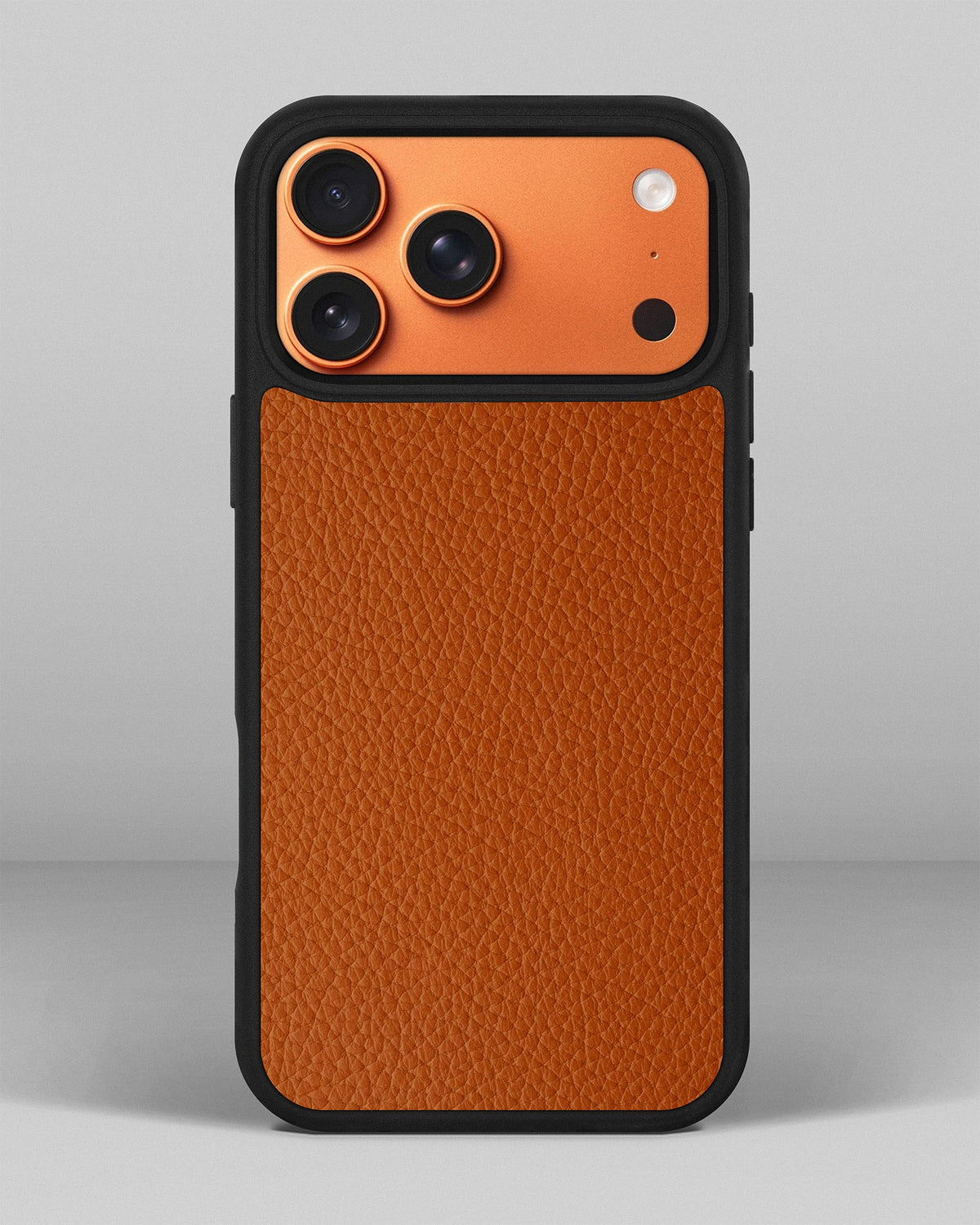 Orange Leather Sport Case for iPhone 17 Pro Max