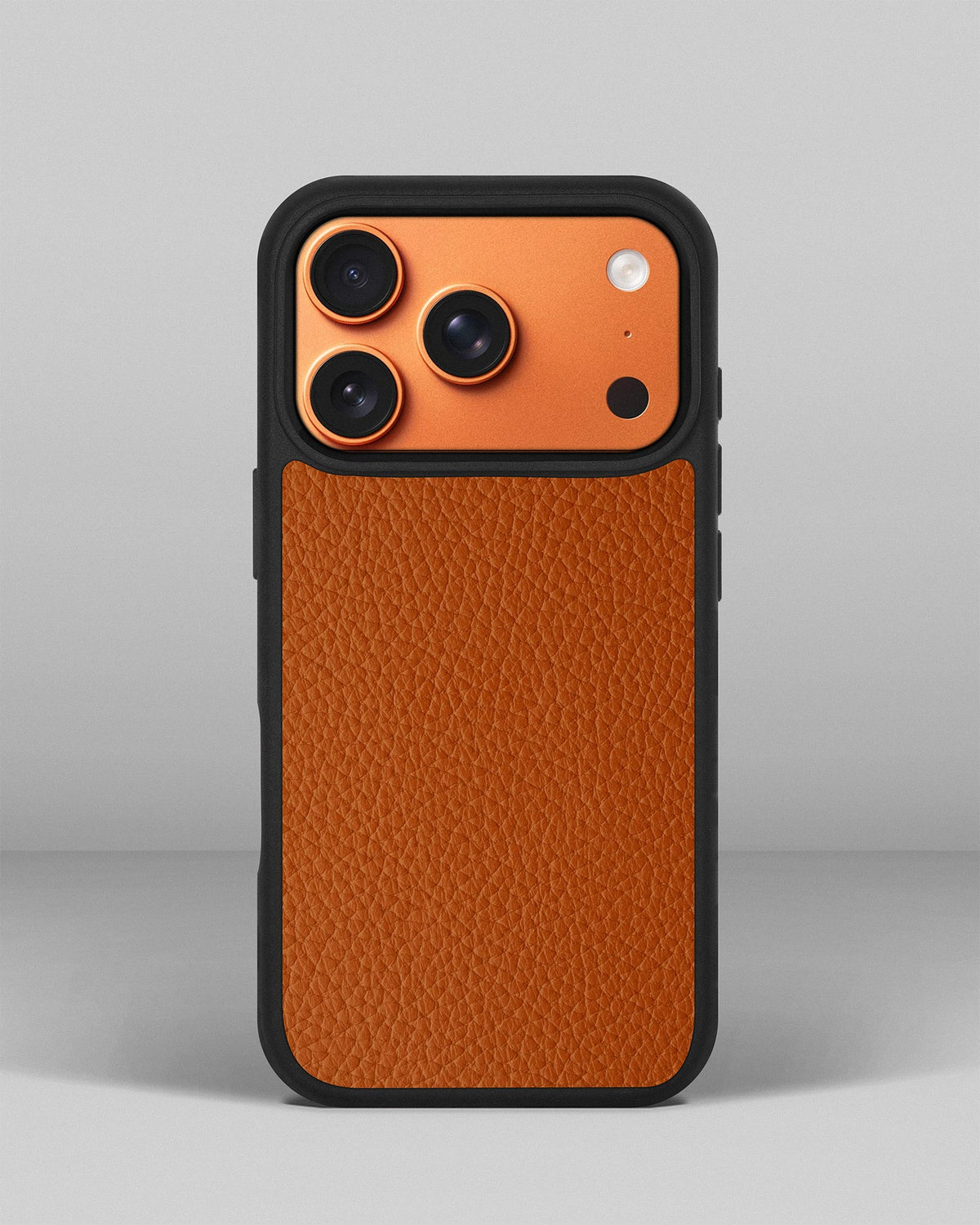 Orange Leather Sport Case for iPhone 17 Pro